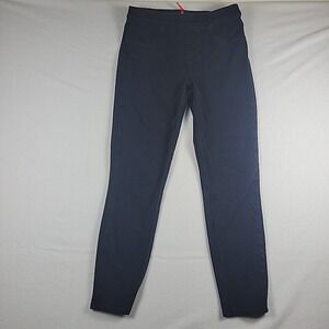 Spanx Jean-ish Leggings‎ Ankle Black Women's Sz Lg Stretch Back Pockets